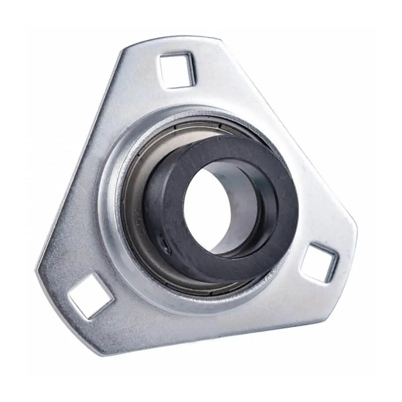 SAPFT205-13 Pressed Steel 3 Bolt Triangle Flange Housing with 13/16 inch Collar Insert