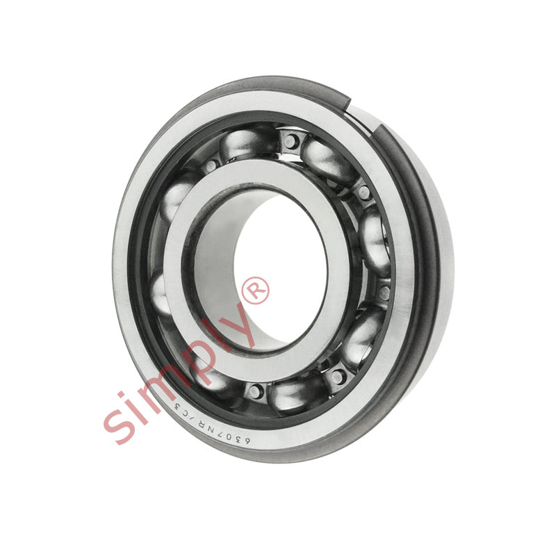 FAG 6307NRC3 Deep Groove Ball Bearing with Snap Ring 35x80x21mm
