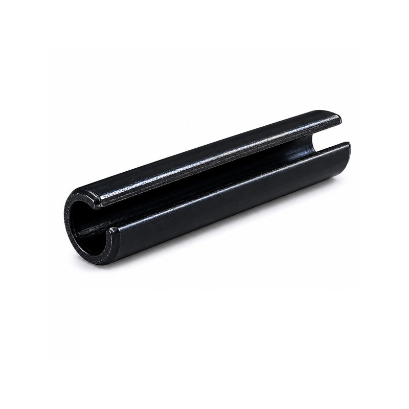 Metric Slotted Carbon Spring Steel Spring Roll Pin with Black Oxide Finish 3x36mm - Allow 2-3 Days