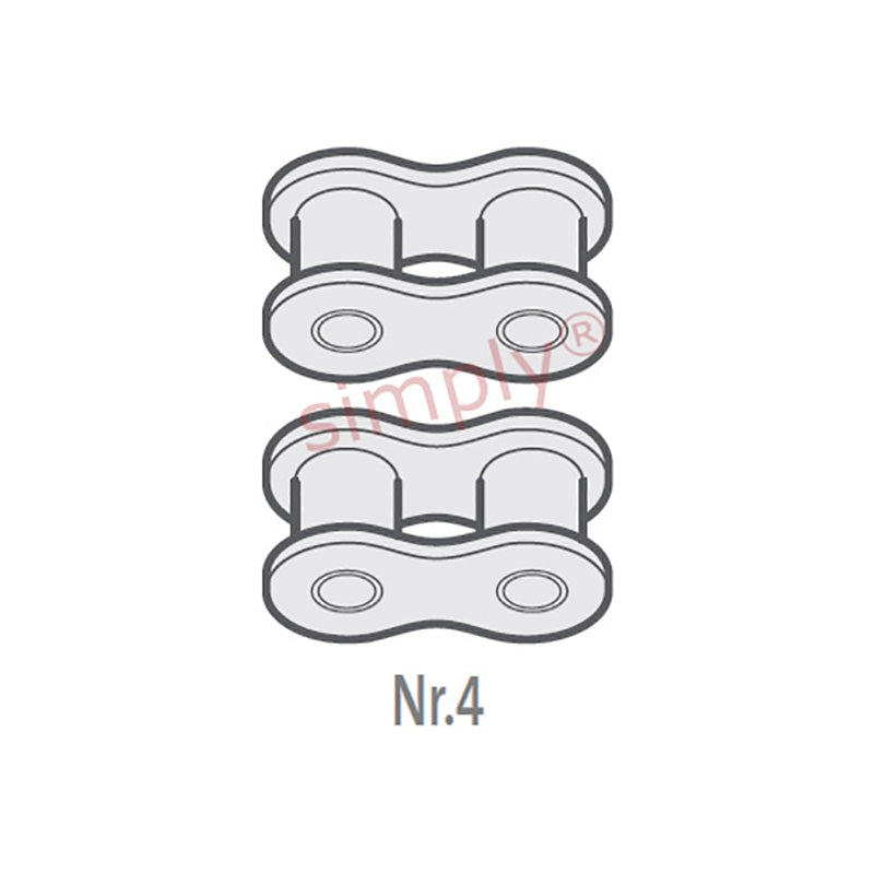 Renold SD 120-2-NO4 ANSI / AS Duplex Chain Inner Link 1-1/2 inch Pitch