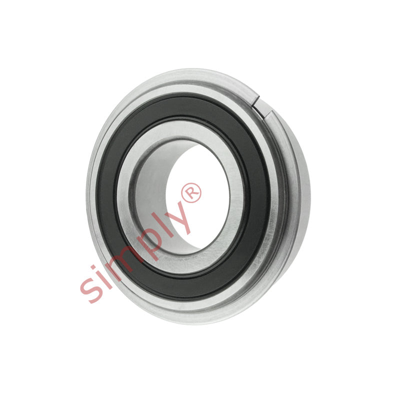 FAG 60022RSNR/C3 Rubber Sealed Snap Ring Deep Groove Ball Bearing 15x32x9mm