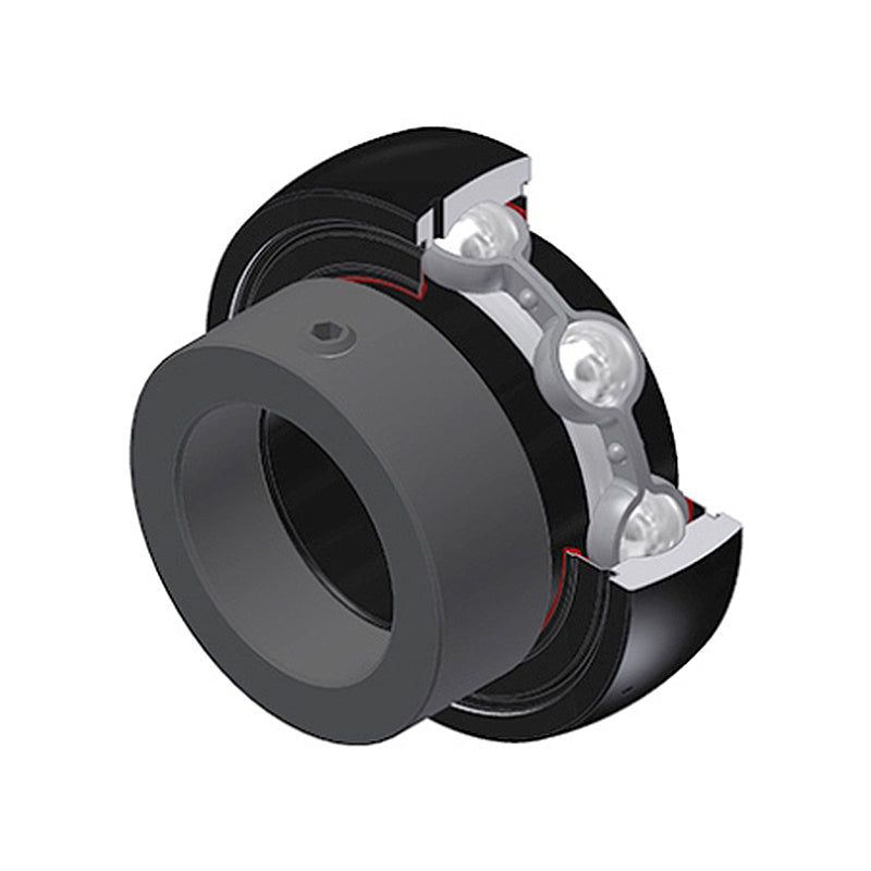 SNR ES210-30G2T20 Imperial Flatback Spherical Outer High Temp Bearing Insert 1-7/8 inch Bore 90mm Outside Diameter with Eccentric Collar - Allow 2-3 Days