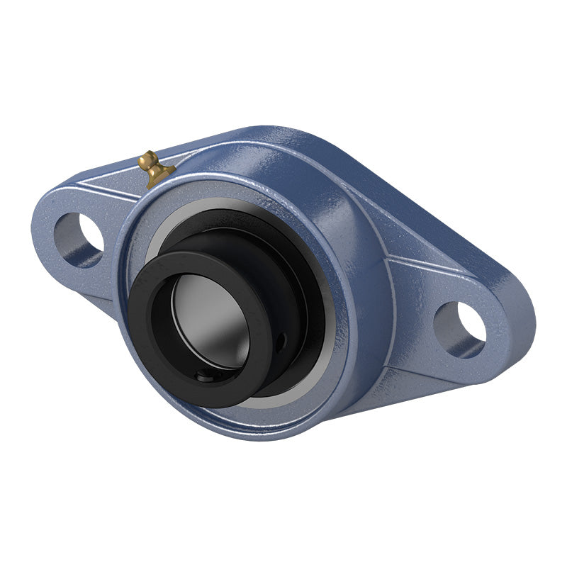 HCFL312-36 Imperial Two Bolt Oval Cast Iron Oval Housing with 2-1/4 inch Bore Eccentric Collar Insert