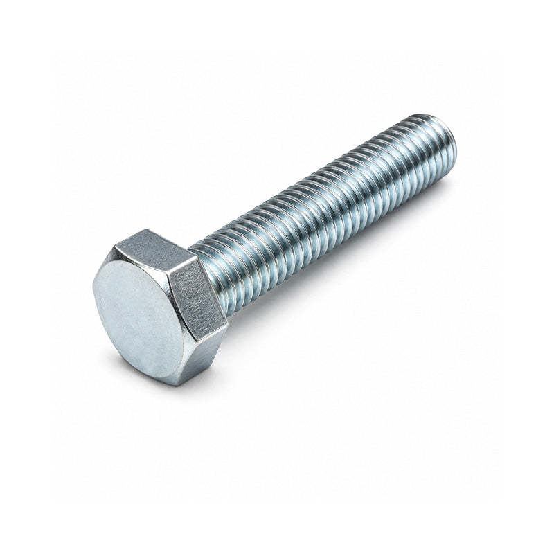 Unifix M10x35 Grade 8.8 Hexagon SetScrew DIN 933 with 1.5mm Pitch and Zinc and Yellow Finish - Allow 2-3 Days