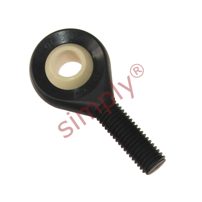 igubal KARM06CLR Right Hand Male Plastic Rod End 6mm Bore M6 Thread - Allow 2-3 Days