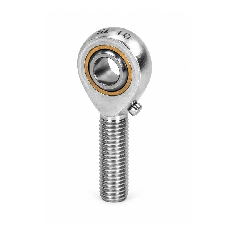 Fluro GALOW04 Left Hand Zinc Plated Steel / PTFE Lined Maintenance Free Male Plain Rod End M4 Thread