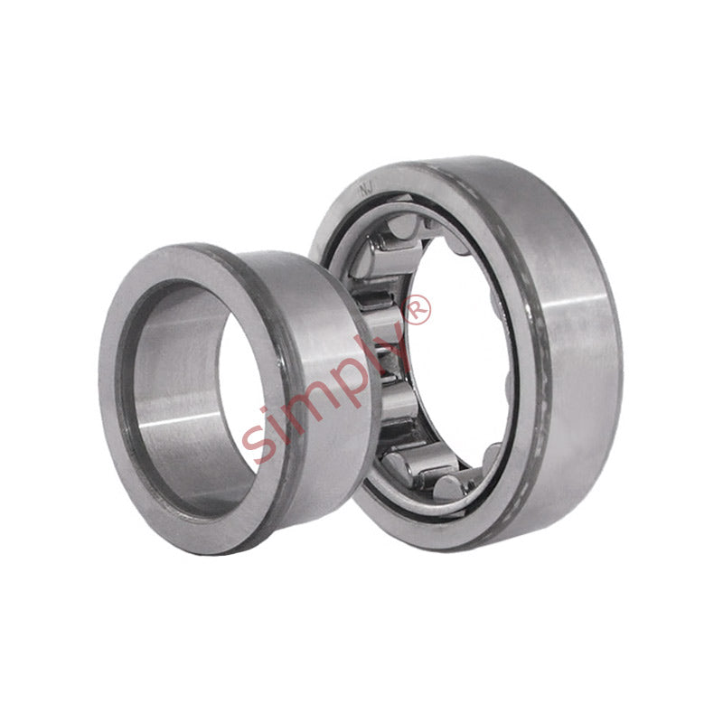NJ324-E-TVP2-C3 + HJ324-E X-life Cylindrical Roller Bearing with Cage and L-section Ring 120x260x55mm
