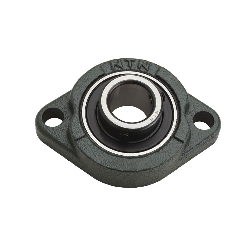 NTN ASFB207-105 Imperial Two Bolt Oval Cast Iron Flange Housing with 1-5/16 inch Bore Insert - Allow 2-3 Days