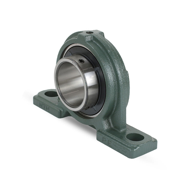 NTN UCPE206D1 Metric Ductile Cast Iron Two Bolt Pillow / Plummer Block Housing with 30mm Bore Insert - Allow 2-3 Days