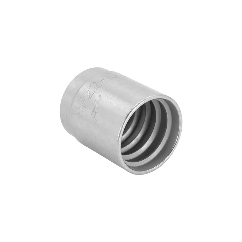 FLEXEQUIP/VOSS PF22 R1AT/R2AT Ferrule Fitting No Skive for Hoses 2 inch SAE - Allow 2-3 Days