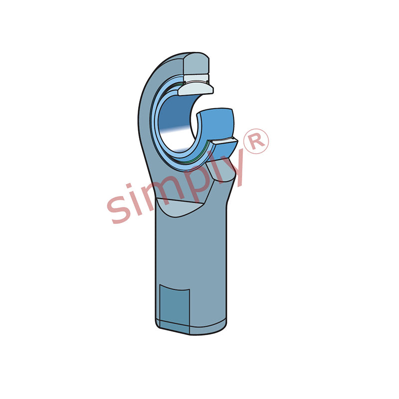 SKF SILA50TXE2LS Left Hand Steel / PTFE Fabric Lined Plain Female Rod End M45x3 Thread