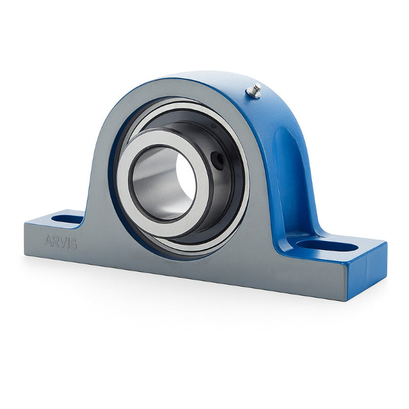 Major Brand UCP328T-88E Imperial Steel Two Bolt Pillow / Plummer Block Housing with 5-1/2 inch Bore Insert - Allow 3-4 Weeks