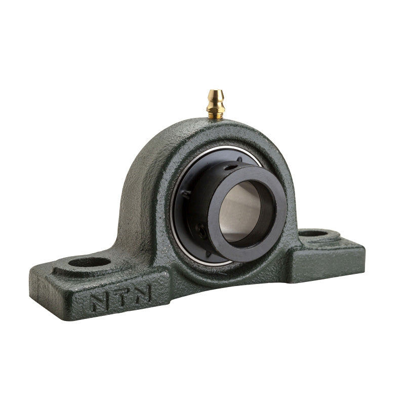 NTN UELP209-110D1W3 Imperial Cast Iron Two Bolt Pillow / Plummer Block Housing with 1-5/8 inch Eccentric Collar Insert - Allow 2-3 Days