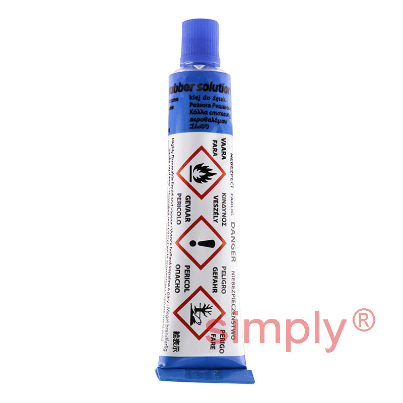 Fast Drying Vulcanising Rubber Solution 5g Tube for All Patches Except PVC