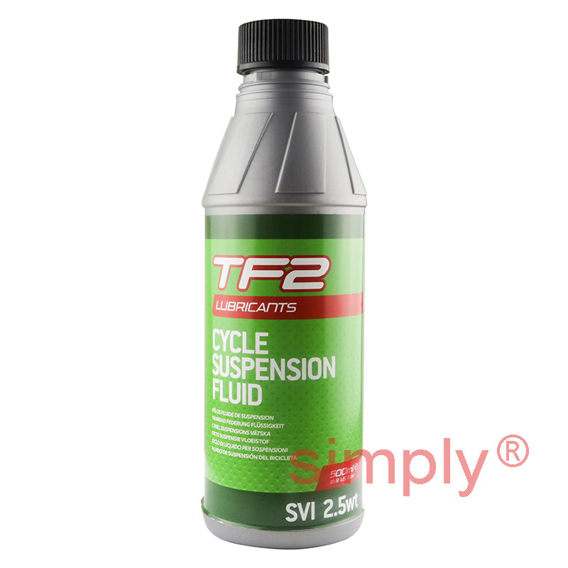 500ml Weldtite TF2 Race Formulated Fork and Suspension Oil 2.5 wt