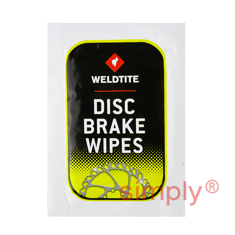 Pack of 6 Weldtite Dirtwash Cycle Disc Rotor Wipes