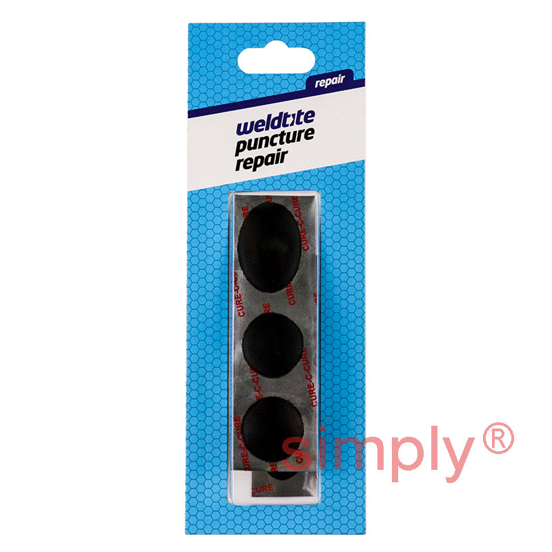 Cure-c-Cure Cycle Repair Patches (9) - Carded