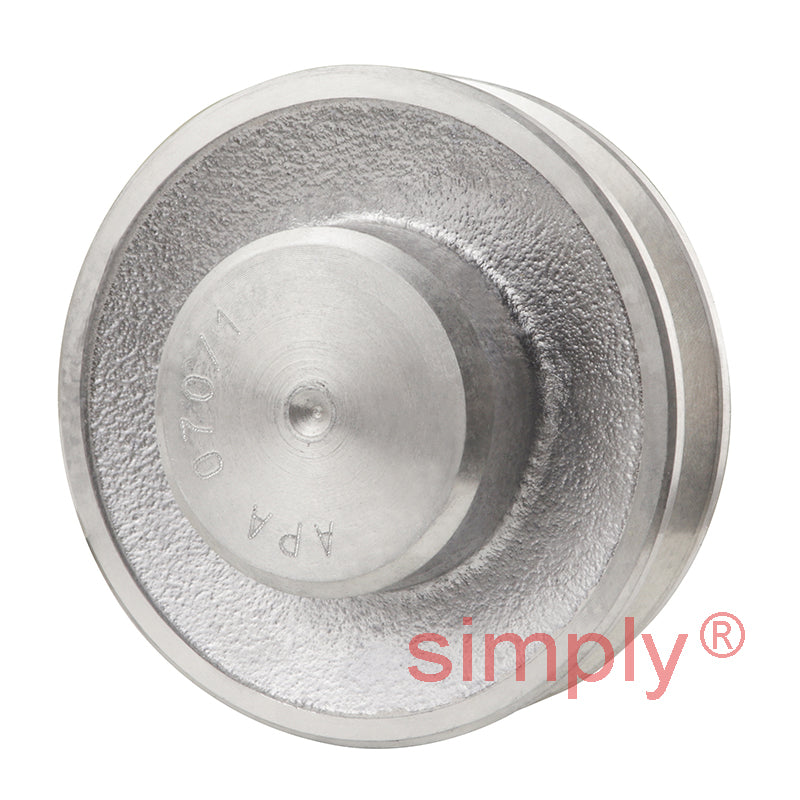 SPA Section Un-Bored Aluminium Pulley with 1 Groove 70mm Pitch Diameter