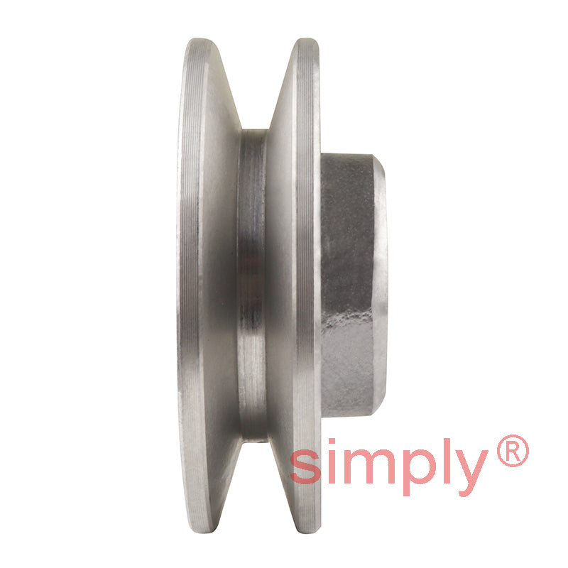 SPA Section Un-Bored Aluminium Pulley with 1 Groove 70mm Pitch Diameter