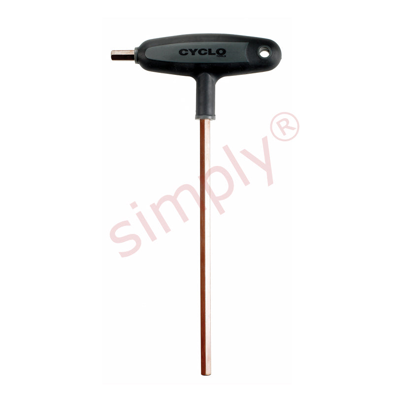 Cyclo 8mm A/F Hexagon Long T Bar Allen Key