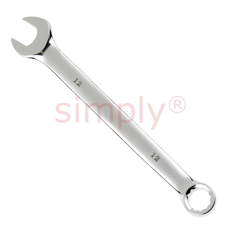 Hardened and Tempered Cyclo 12mm Open / Ring Spanner