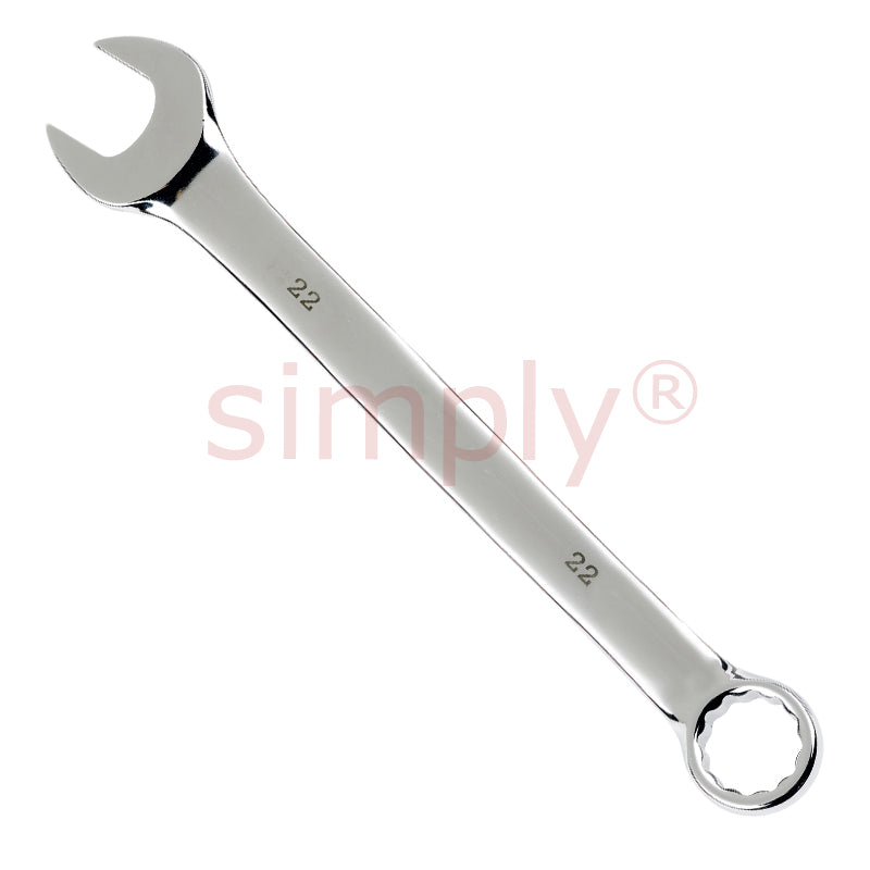 Hardened and Tempered Cyclo 22mm Open / Ring Spanner