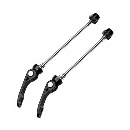 Lightweight Cycle Wheel QR - Quick Release Skewers with Secure Grip - One Pair For Front and Back