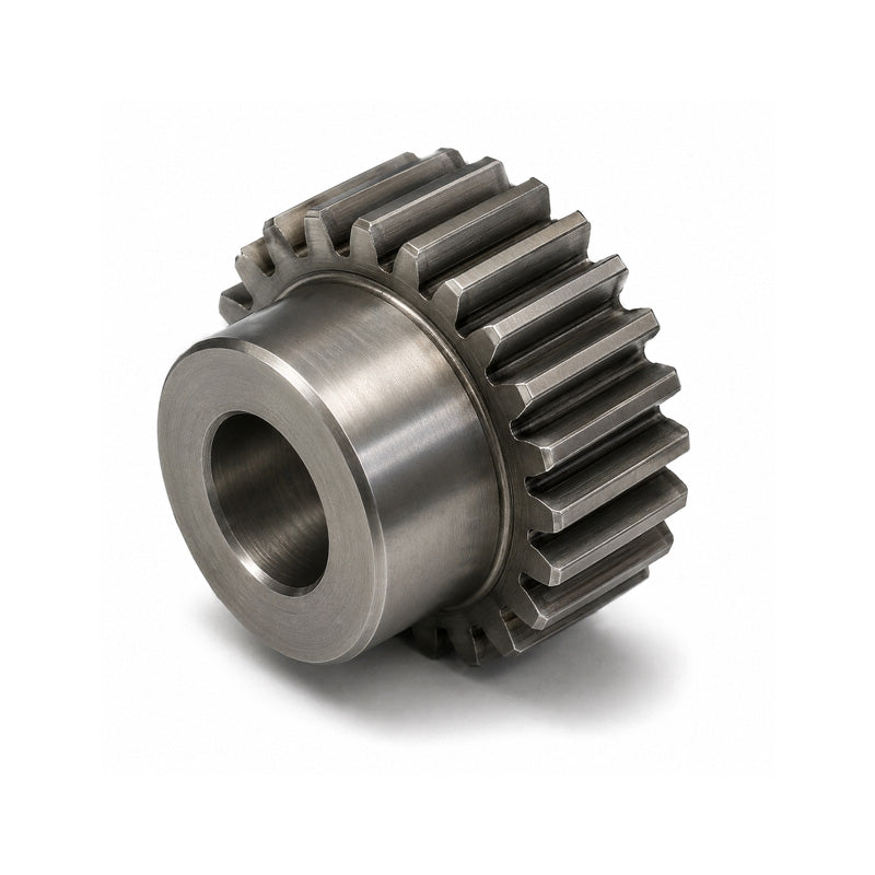SS08/96B-10 Metric EN8 Spur Gear 96 Tooth 0.8 Mod Pilot Bored 12mm Or Smaller (H8)