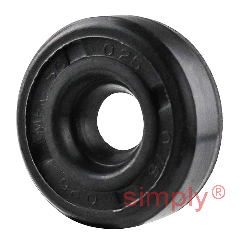 0.25x0.75x0.25 inch Nitrile Rubber Single Lip Rotary Shaft Oil Seal with Garter Spring R21 / SC