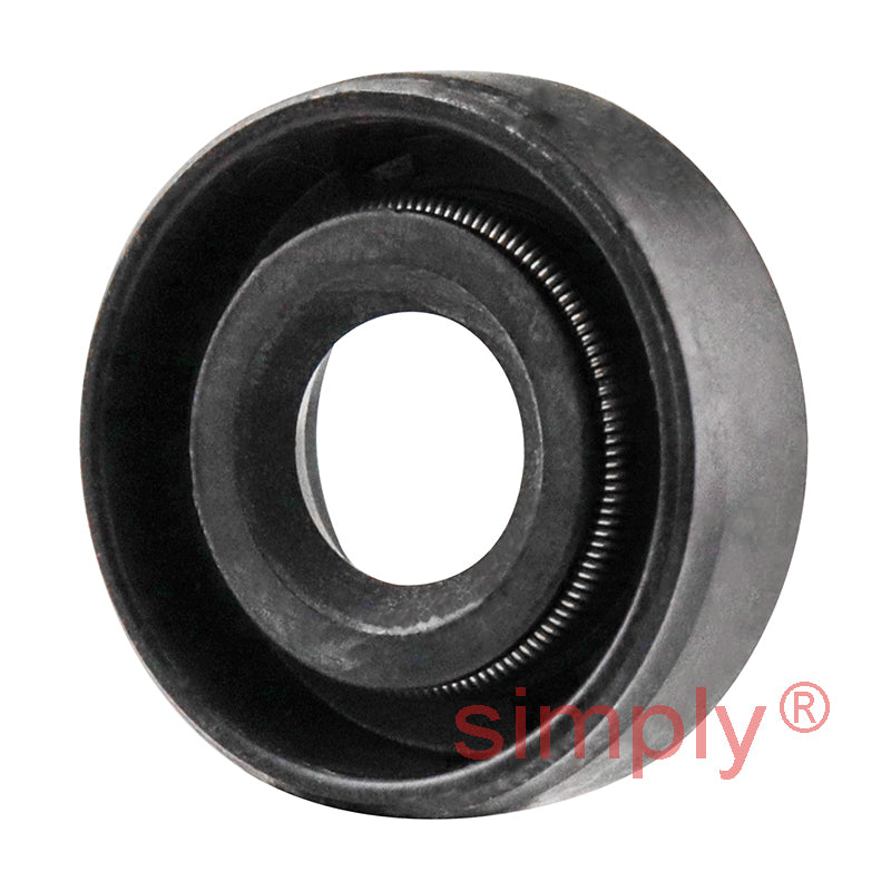 0.31x0.75x0.25 inch Nitrile Rubber Single Lip Rotary Shaft Oil Seal with Garter Spring R21 / SC