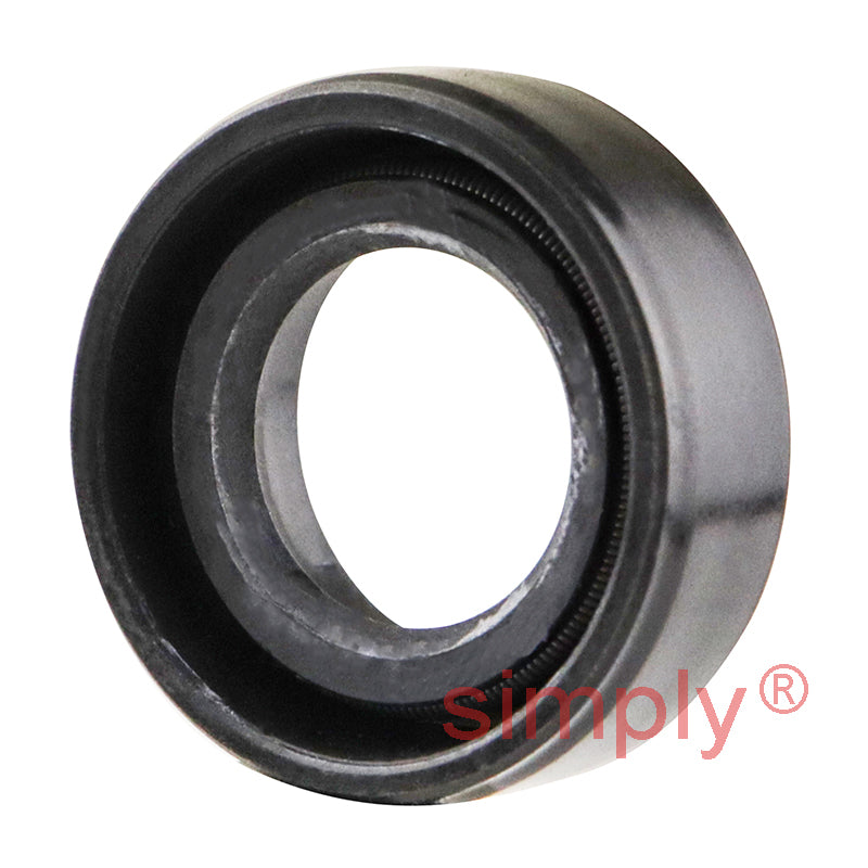0.5x0.87x0.31 inch Nitrile Rubber Single Lip Rotary Shaft Oil Seal with Garter Spring R21 / SC
