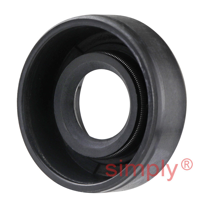 0.5x1.12x0.37 inch Nitrile Rubber Single Lip Rotary Shaft Oil Seal with Garter Spring R21 / SC