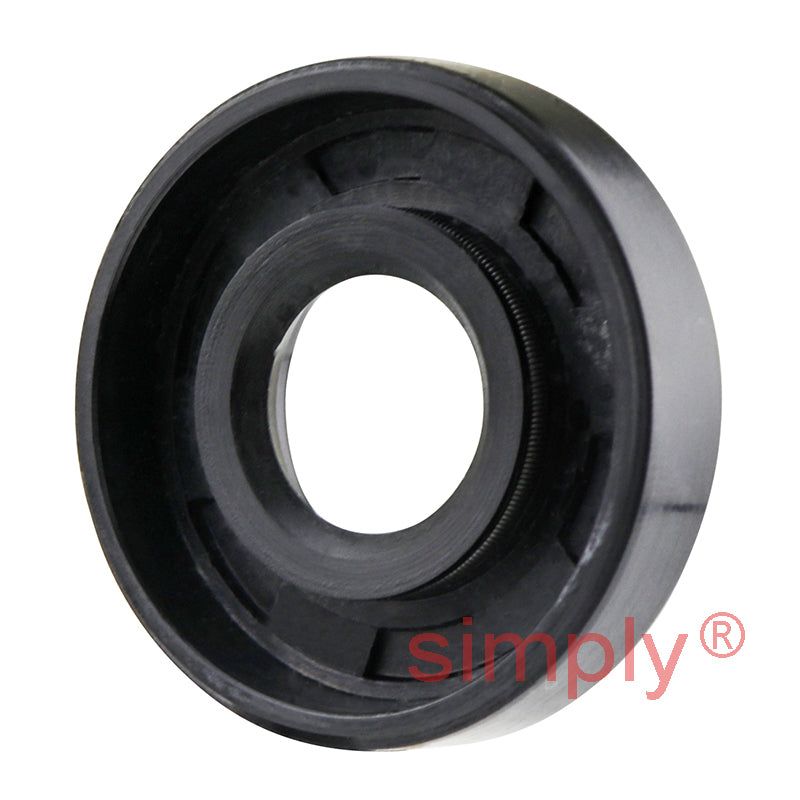 0.5x1.25x0.29 inch Nitrile Rubber Single Lip Rotary Shaft Oil Seal with Garter Spring R21 / SC Style