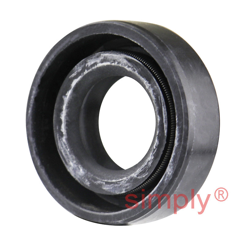 0.5x1x0.31 inch Nitrile Rubber Double Lip Rotary Shaft Oil Seal with Garter Spring R23 / TC Style