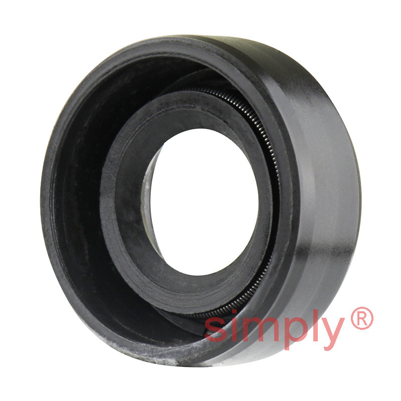 0.5x1x0.37 inch Nitrile Rubber Single Lip Rotary Shaft Oil Seal with Garter Spring R21 / SC