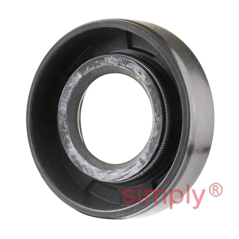 0.62x1.25x0.31 inch Nitrile Rubber Single Lip Rotary Shaft Oil Seal with Garter Spring R21 / SC Style
