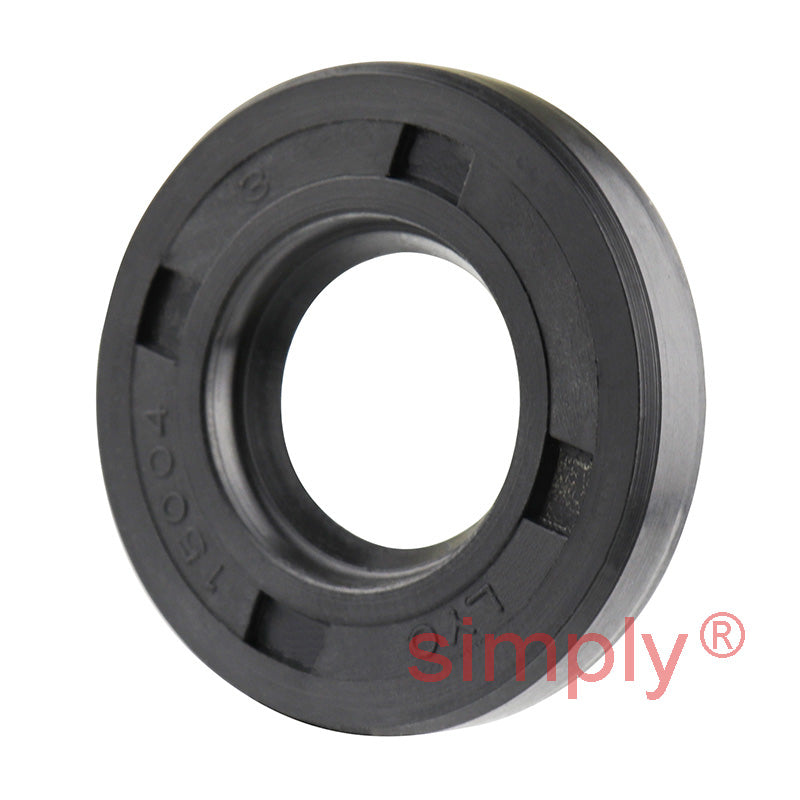 0.62x1.31x0.25 inch Nitrile Rubber Single Lip Rotary Shaft Oil Seal with Garter Spring R21 / SC