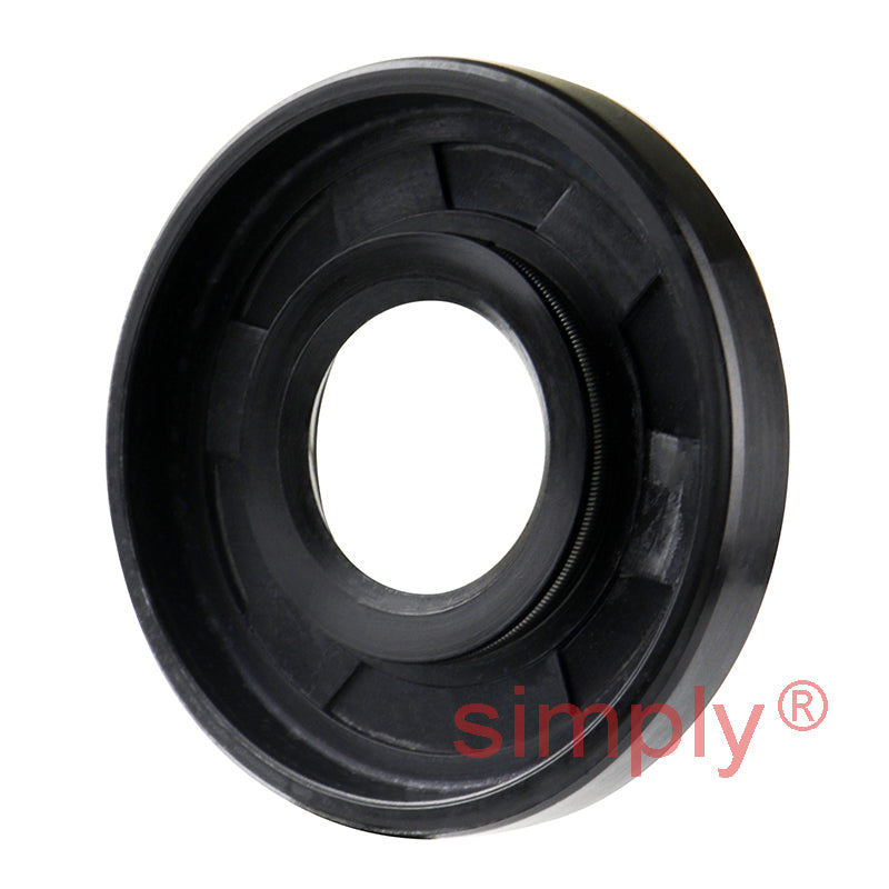 0.62x1.5x0.25 inch Nitrile Rubber Single Lip Rotary Shaft Oil Seal with Garter Spring R21 / SC