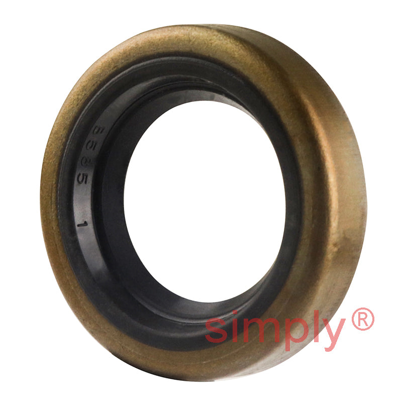 0.62x1x0.25 inch Metal Cased Nitrile Rubber Rotary Shaft Oil Seal Springless Design VB Style