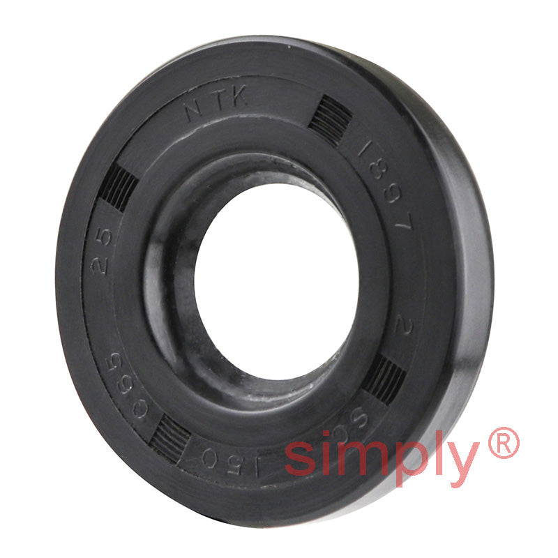 0.65x1.5x0.25 inch Nitrile Rubber Single Lip Rotary Shaft Oil Seal with Garter Spring R21 / SC