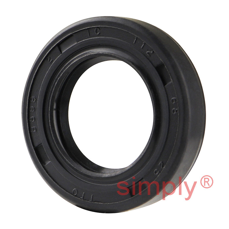 0.68x1.12x0.25 inch Nitrile Rubber Double Lip Rotary Shaft Oil Seal with Garter Spring R23 / TC Style