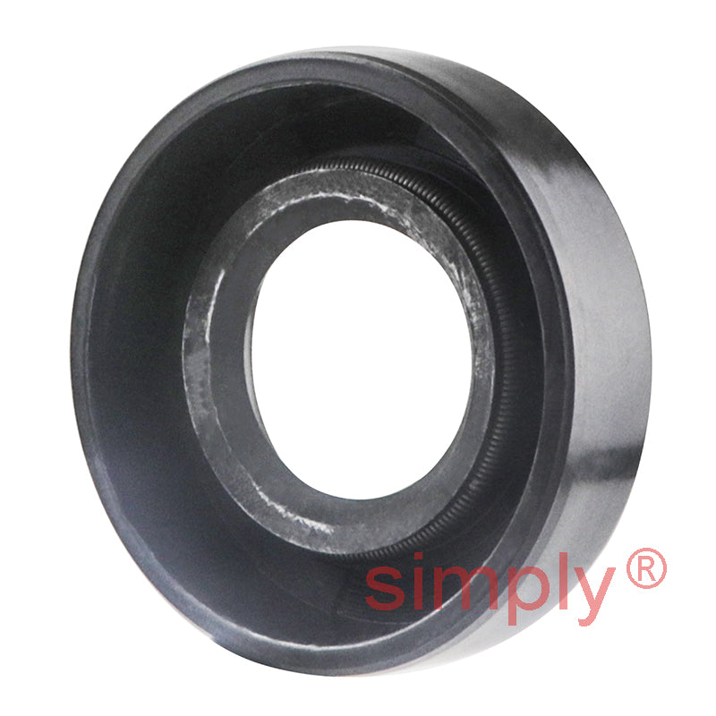0.68x1.37x0.37 inch Nitrile Rubber Single Lip Rotary Shaft Oil Seal with Garter Spring R21 / SC