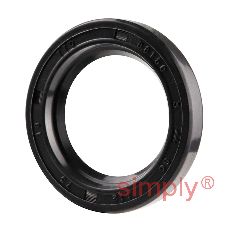 0.75x1.12x0.18 inch Nitrile Rubber Single Lip Rotary Shaft Oil Seal R21 / SC Style