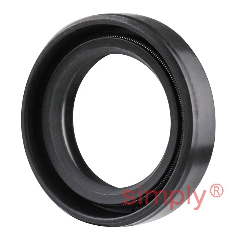 0.75x1.12x0.25 inch Nitrile Rubber Double Lip Rotary Shaft Oil Seal with Garter Spring R23 / TC Style