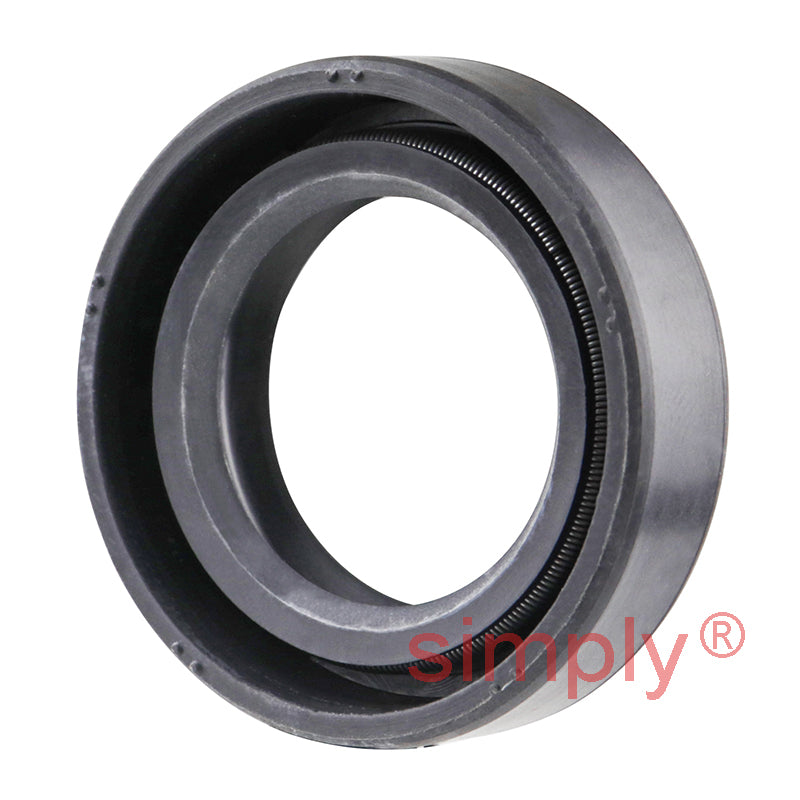 0.87x1.37x0.25 inch Nitrile Rubber Double Lip Rotary Shaft Oil Seal with Garter Spring R23 / TC Style