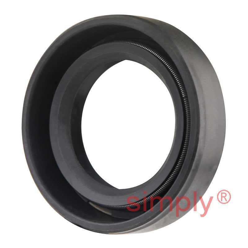 0.93x1.5x0.37 inch Nitrile Rubber Double Lip Rotary Shaft Oil Seal with Garter Spring R23 / TC Style