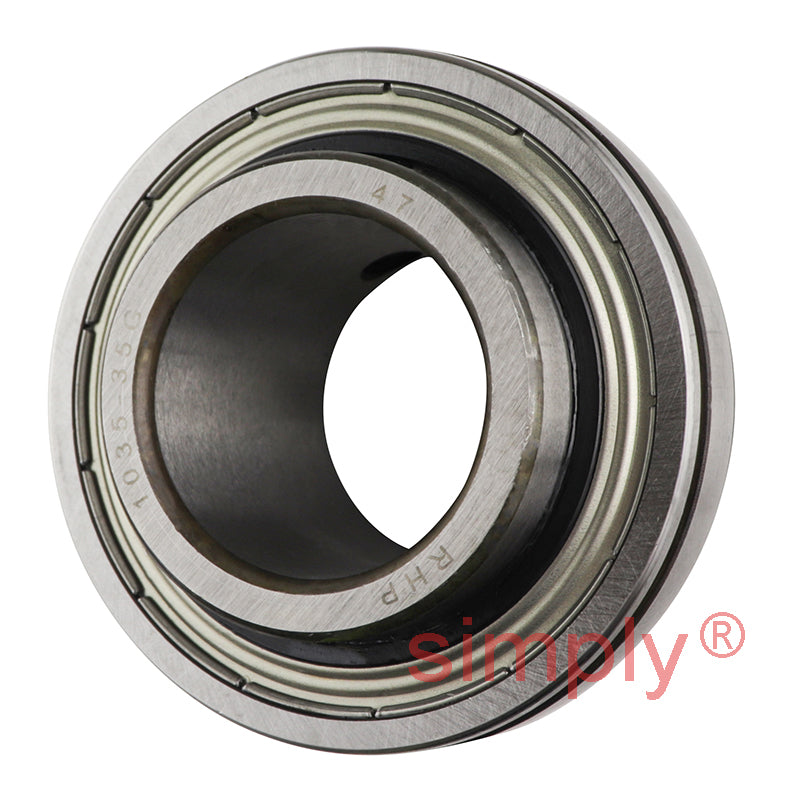 RHP 1035-35G Spherical Outer Full Width Bearing Insert 35mm Bore 72mm Outside Diameter