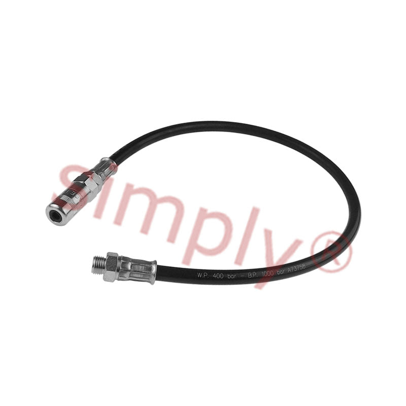 SKF 1077601 Flexible Pressure Hose with Hydrauilic Gripping Nozzle 500mm 