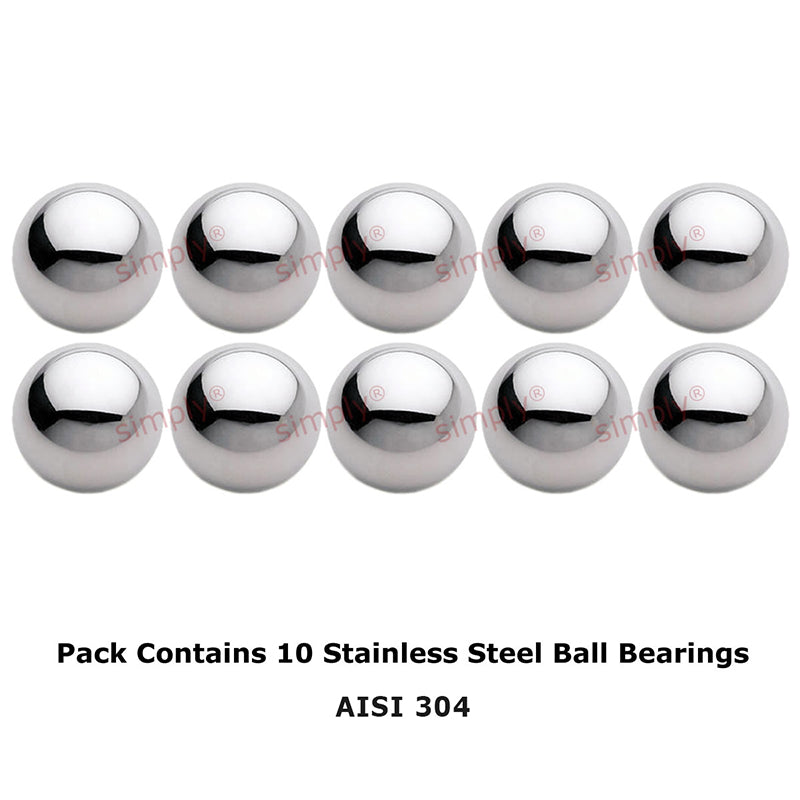 1.2mm Diameter Grade 100 AISI 304 Stainless Steel Ball Bearing