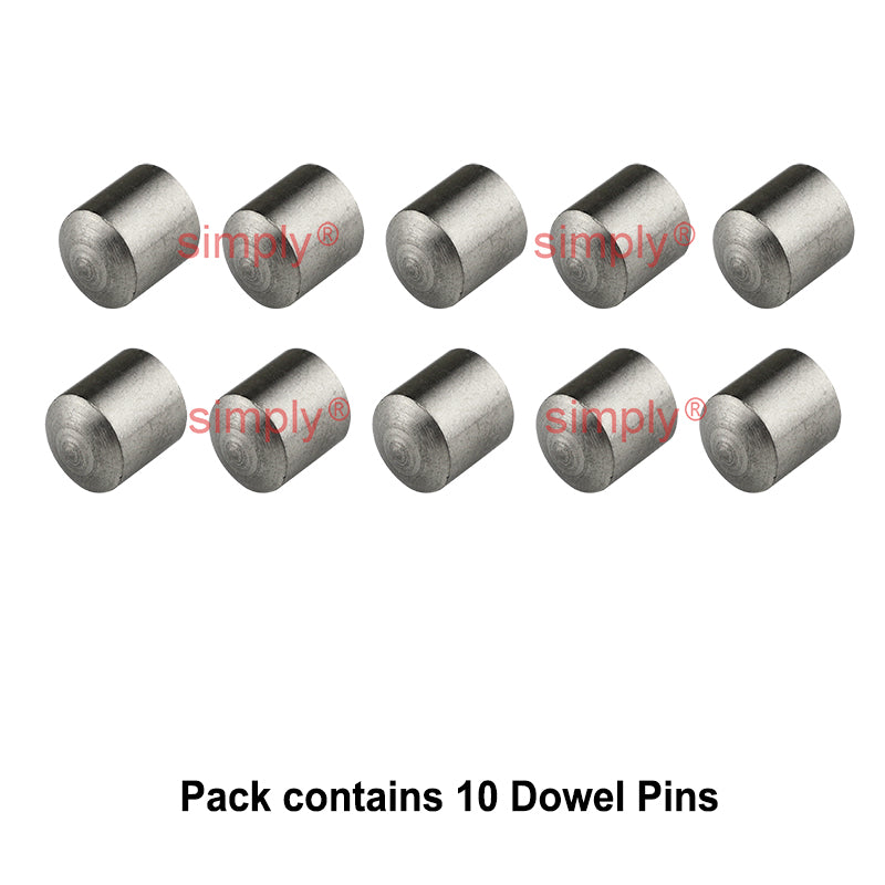 Stainless Steel Dowel Pin 6x6mm